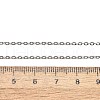 Tarnish Resistant Classic Plain 304 Stainless Steel Mens Womens Necklaces Unisex Cable Chain Necklaces NJEW-507L-7-3