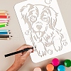 Plastic Drawing Painting Stencils Templates DIY-WH0396-0011-3