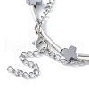 Brass Tube Beads Bracelets for Women BJEW-JB11589-02-4