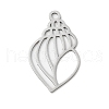 304 Stainless Steel Pendants STAS-S155-05P-01-1