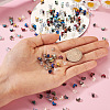  184Pcs 8 Style Electroplate Glass Beads Strands EGLA-TA0001-24-6
