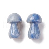 Mother's Day Gifts Dyed & Heated Natural Blue Aventurine GuaSha Stone G-A205-25V-2