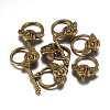 Tibetan Style Toggle Clasps MLF0026Y-NF-2