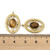Natural Tiger Eye Pendants STAS-R233-05B-G-3