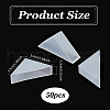  50Pcs Plastic Triangle Corner Protector FIND-NB0005-48D-2