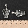 Synthetic Watermelon Stone Glass Pendants G-B127-10P-19-4