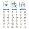 3 Sets 3 Styles Tibetan Style Alloy Pendants TIBEP-PJ0001-04-8