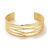 Golden 304 Stainless Steel Cuff Bangle for Women BJEW-C050-02C-G-2