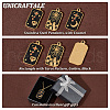 Unicraftale 12Pcs 3 Styles 304 Stainless Steel Pendants STAS-UN0057-79-3