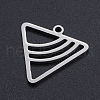 Non-Tarnish 201 Stainless Steel Pendants STAS-T054-JN787-1-2