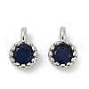 Brass Pave Cubic Zirconia Pendants KK-H204-03P-02-1