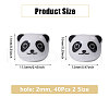 CHGCRAFT 40Pcs 2 Styles Handmade Porcelain Beads PORC-CA0001-19-2