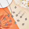 Unicraftale 50Pcs Tibetan Style Alloy Pendants TIBEP-UN0001-18-3