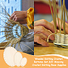 Wooden Knitting Crochet Bottoms Set WOOD-WH0027-15-3