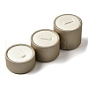 3Pcs 3 Sizes Imitation Leather Jewelry Display Stands ODIS-K005-09-2
