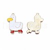 Alloy Enamel Pendants ENAM-S121-168-RS-3