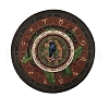 Flat Round Rubber Pendulum Altar Mats PW-WG1A5E6-01-1