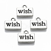 Tibetan Style Alloy Charms TIBEP-N009-049-RS-1