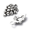 54Pcs 9 Style Tibetan Style Alloy Fruit Charms TIBEP-FS0001-11-3