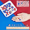 SUNNYCLUE DIY Independence Day Bracelet Making Kit DIY-SC0021-69-3