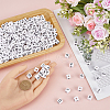 SUNNYCLUE 300Pcs Letter Acrylic European Beads OACR-SC0001-70B-3