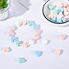  36Pcs 6 Colors Food Grade Eco-Friendly Silicone Beads SIL-NB0001-07-4