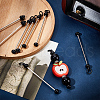 SUNNYCLUE 20Pcs Iron Bar Beadable Keychain for Jewelry Making DIY Crafts KEYC-SC0001-12EB-4