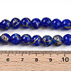 Baking Painted Glass Beads Strands DGLA-N010-8mm-05-4