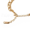 Ion Plating(IP) 304 Stainless Steel Double Layer Multi-strand Bracelet BJEW-G669-05G-3