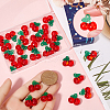 SUNNYCLUE 30Pcs Resin Imitation Fruit Pendants CRES-SC0002-94-3