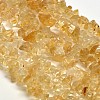 Chip Natural Citrine Beads Strands X-G-N0134-21-1