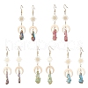Natural Quartz Crystal Dangle Earrings EJEW-JE06409-2