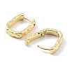 Letter U Rack Plating Brass Hoop Earrings for Women KK-Z038-06G-2
