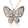 Tibetan Style Alloy Butterfly Pendants TIBE-M001-153-2