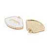 Light Gold Plated Alloy Enamel Pendants ENAM-M219-04KCG-2