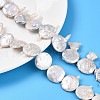 Natural Baroque Keshi Pearl Beads Strands PEAR-S018-06F-01-1
