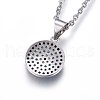 Brass Pave Cubic Zirconia Pendant Necklaces NJEW-L146-02P-2