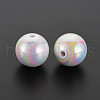 Opaque Acrylic Beads X-MACR-S370-18mm-01-4