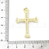 Brass Micro Pave Cubic Zirconia Pendants KK-D317-113G-3