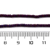 Electroplated Non-magnetic Hematite Beads Strands G-P571-A01-01G-4