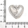 304 Stainless Steel Pendants STAS-M123-03G-PG-3