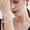 Beebeecraft 6Pcs Brass Pave Clear Cubic Zirconia Watch Band Clasps KK-BBC0014-03G-6