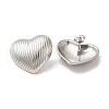 Non-Tarnish 304 Stainless Steel Stud Earrings EJEW-D100-05P-1