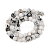 Natural Rainbow Moonstone Beads Strands G-Q1001-A05-03-01-3
