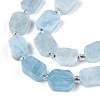 Natural Aquamarine Beads Strands G-T138-26-2