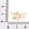 Brass Micro Pave Cubic Zirconia Pendants KK-N263-40G-3