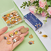 SUNNYCLUE 48Pcs 6 Styles Alloy Enamel Pendants ENAM-SC0005-50-3