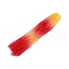 Gradient Color Baking Painted Glass Bead Strands DGLA-A039-T2mm-A03-1