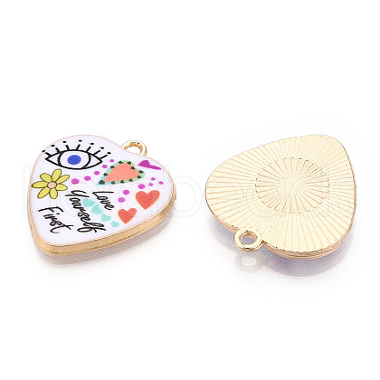 Printed Alloy Pendants ENAM-N056-209E-1
