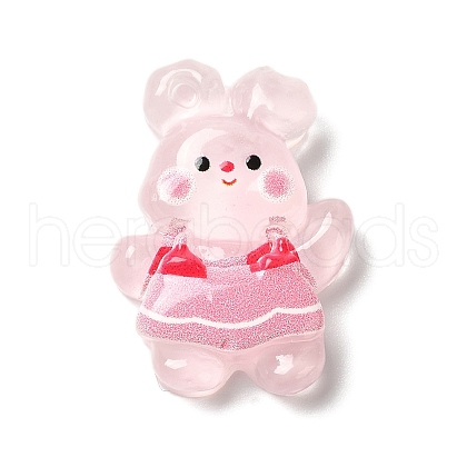 Translucent Resin Decoden Cabochons RESI-M039-02B-1